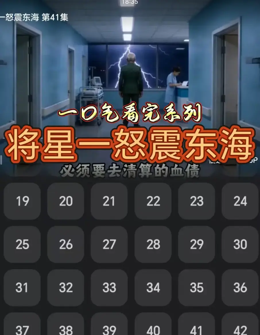 《将星一怒震东海》42集全无删减高清播放-短剧《将星一怒震东海》全集免费在线看-1080P超清画质无卡顿资源